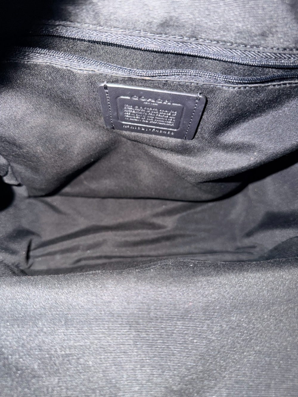 Coach Charlie Medium size backpack BLACK GREAT CONDITION - Picture 13 of 15